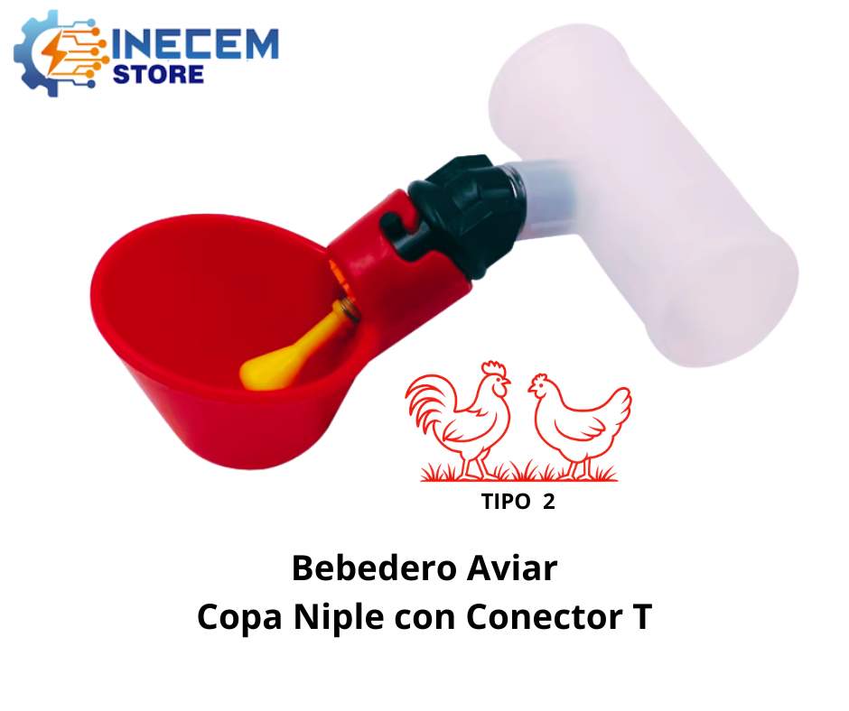 Agua Fresca Automática - Bebedero Aviar Niple Antisuciedad